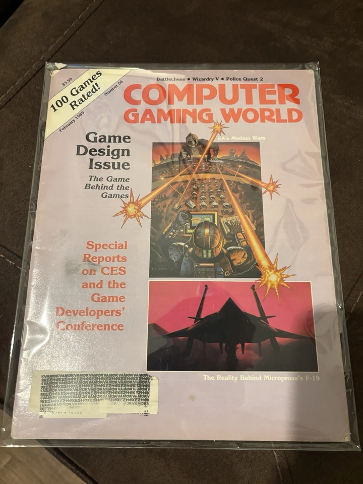 Computer Gaming World PC Game Magazine #56 Feb 1989 The Game Behind The Games Foto 3 de 4
