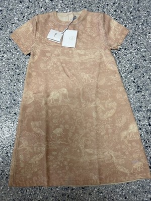 NWT 100% Authentic Christian Dior Sweater Dress - Size Girls 10 Years - Pink