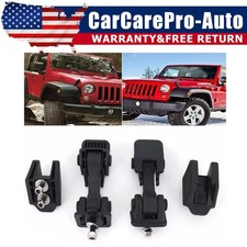 For Jeep Jk Wrangler 2007-2018 Front Locking Latch Catch Hood Hood Kit Lock New