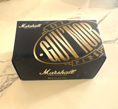 Marshall Guv'nor Plus GV-2 Analog Distortion/Overdrive Pedal for Electric Guitar