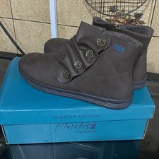 Blowfish Malibu Firefly ankle boots in the chocolate Verona colour , Size 7