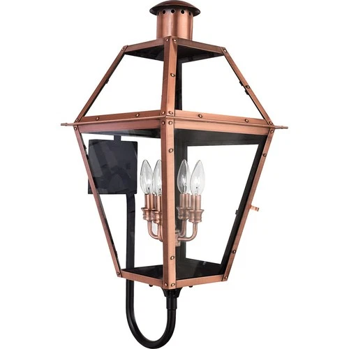 Rue De Royal - 4 Light Wall Lantern-Aged Copper Finish Outdoor Lantern Quoizel - Picture 1 of 6
