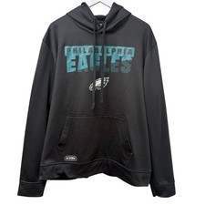 Philadelphia Eagles NFL Hoodie XXL Phillies Football Black Performance Pullover
