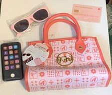 FAO SCHWARZ ROCKEFELLER PURSE TOY Includes Toy Cell Phone, Credit Card, Sunglass