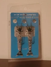 3" Mojo Shrimp 2pk - H2O Xpress Coastal Pre-Rigged 1/8 oz - Tiger Prawn