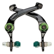 DiaTech Gordo AD996TW Black U-Brake with Green Pads  Low-Profile Adjusters