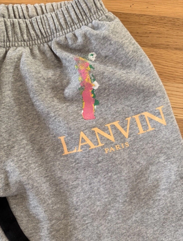 Lanvin x Gallery Dept Sweatpants XL Paint Splatter Flared