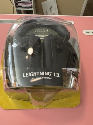 Howard Leight Leightning L3 Passive Earmuff NRR 30 Black   R-03318