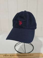 US POLO ASSN Hat Cap Strapback Adult S/M Youth Adjustable Navy Blue Red NWOT