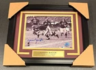 SAMMY BAUGH WASHINGTON REDSKINS SIGNED AUTOGRAPHED 8X10 PHOTO FRAMED PSA COA
