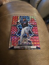 Franmil Reyes 2022 Panini Mosaic #76 Pink Camo Mosaic Cleveland Guardians