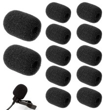 12 Pack Microphone Cover, Headset Microphone Covers Foam High-density Sponge ...