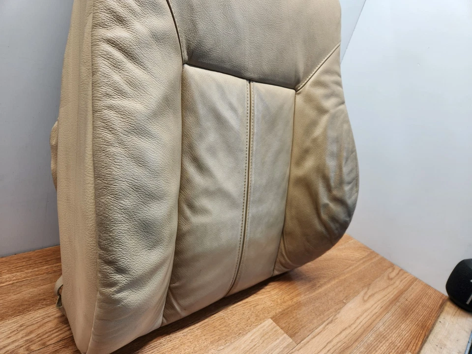 ✅ 97-03 OEM BMW E39 525 Front Left Seat Upper Cushion Leather Montana Beige * - Image 3 of 4