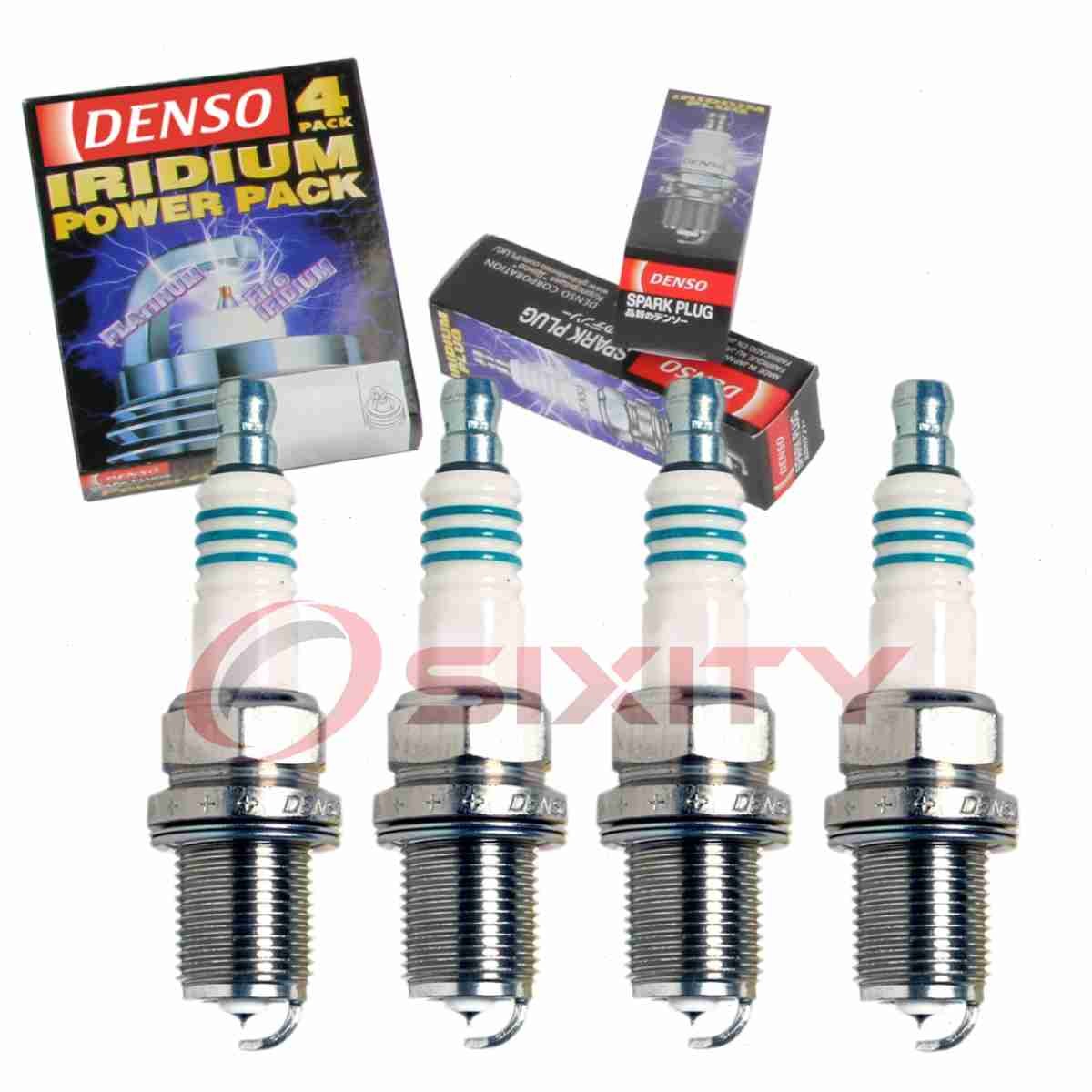 4 pc Denso Iridium Power Spark Plugs for 1990-1992 Daihatsu Rocky 1.6L L4 nt