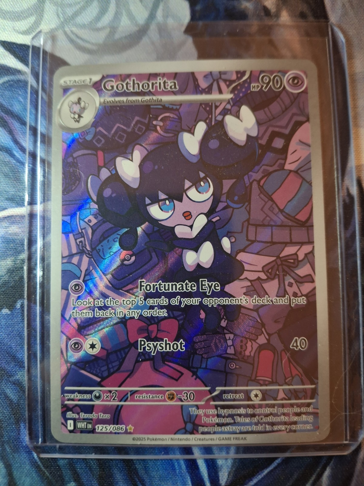Pokemon TCG English White Flare Gothorita 125/086 Illustration Rare