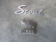 International Scout Fender Emblems
