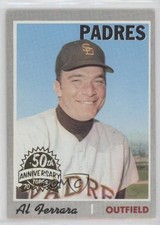 2019 Topps Heritage 1970 Buybacks Al Ferrara (50th Anniversary Logo on Left) fm0