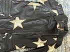 Scotch & Soda Jacket Biker Star Accents Zip Buckle Black Gold Petites P — photo 6