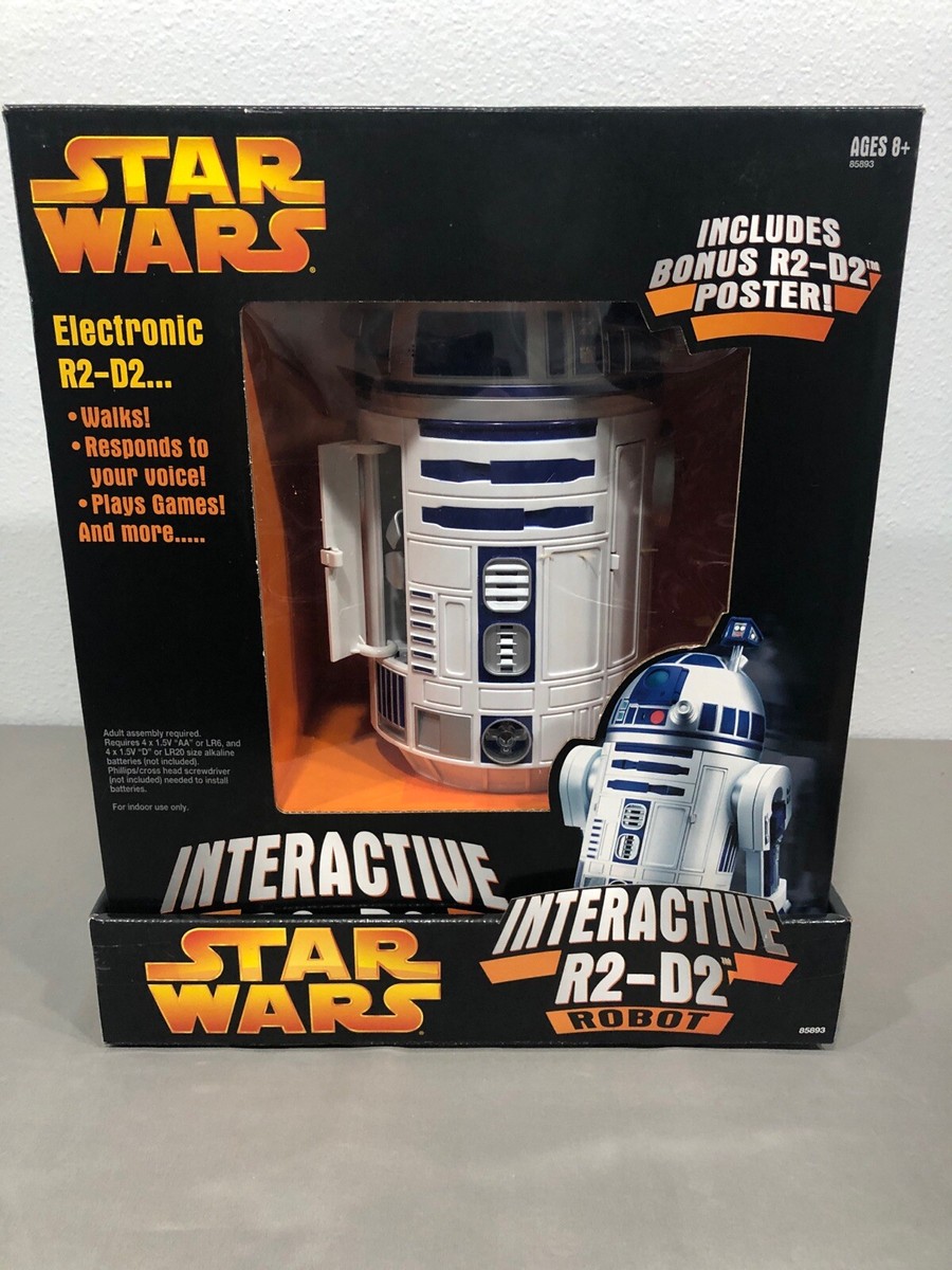 Star Wars Electronic R2-D2 Walks Voice Commands Plays Games in - Main Image