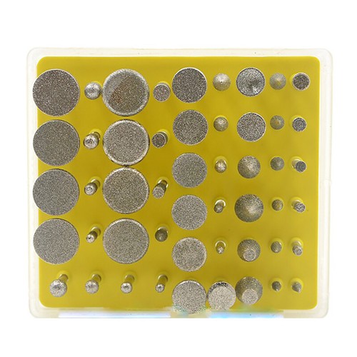 50PCS Diamond Coated Grinding Grinder Head Glass Burr For DREMEL Rotary Tools - Picture 3 of 10
