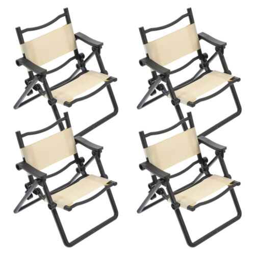  Mini silla plegable con soporte para teléfono de 4 piezas para escritorio lindo teléfono celular - Imagen 1 de 12