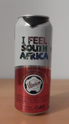 MILIVOJE NOVAKOVIC UNION  BEER EMPTY CAN 0,5L  FIFA WC 2010  SOUTH AFRICA RARE !