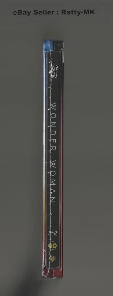 WONDER WOMAN - UK EXCLUSIVE 3D + 2D BLU RAY STEELBOOK - NEW & SEALED - Image 3 of 4