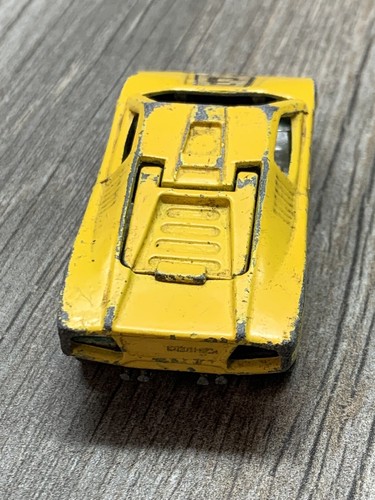 VINTAGE 1973 Lesney Matchbox Superfast No. 27 Lamborghini Countach Yellow #3 - Picture 16 of 22
