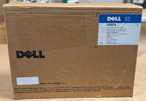 Genuine Dell PD974 Black Toner Cartridge 5210n 5310n - Photo 1/2