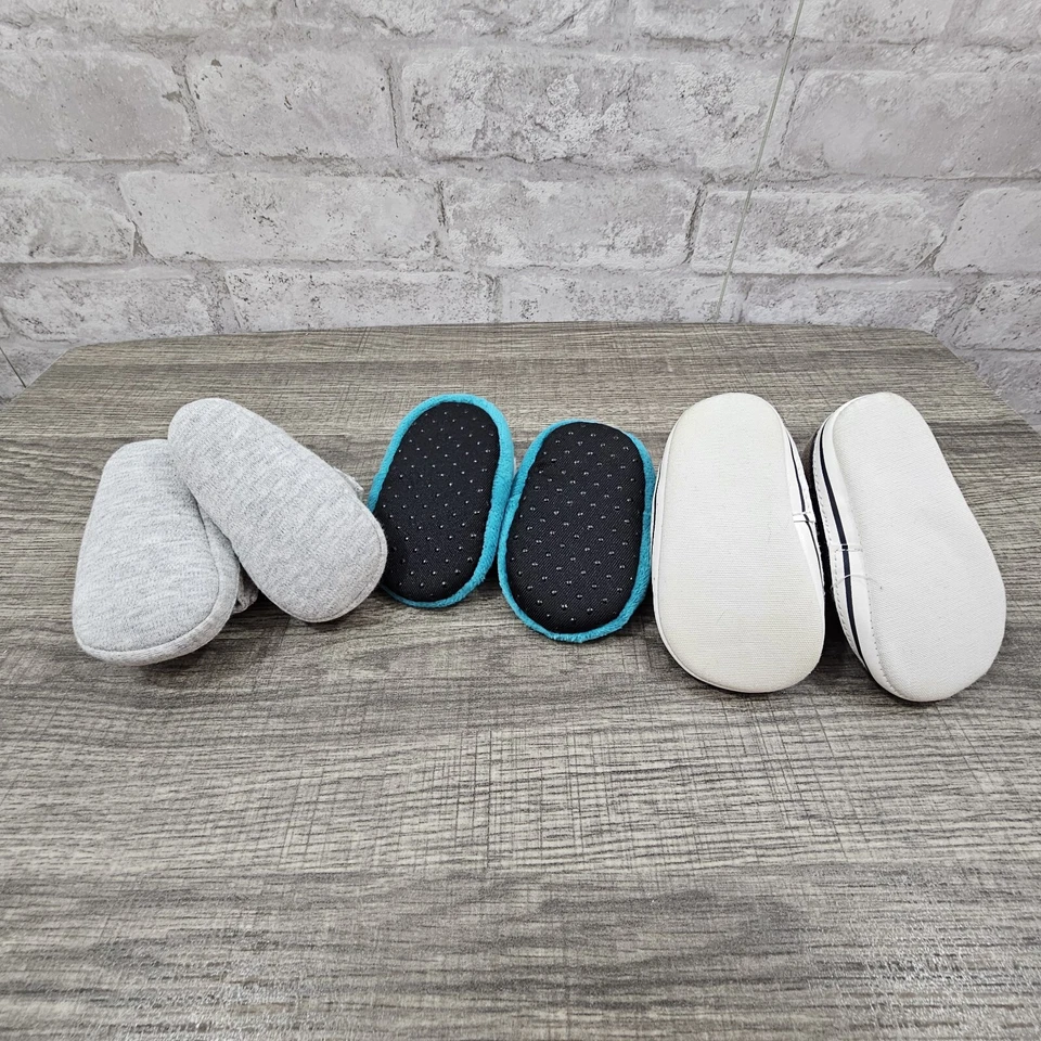 Lote de 3 Zapatos Infantiles Niños Talla 0-3 Meses Miami Dolphins Foto 4 de 4