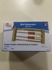 ETA hand2mind Set of 4 Mini Rekenreks Sealed New in Box 