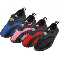 New Youth Boys Girls Slip On Water Shoes/Aqua Socks/Pool Beach, Sizes: 4-7