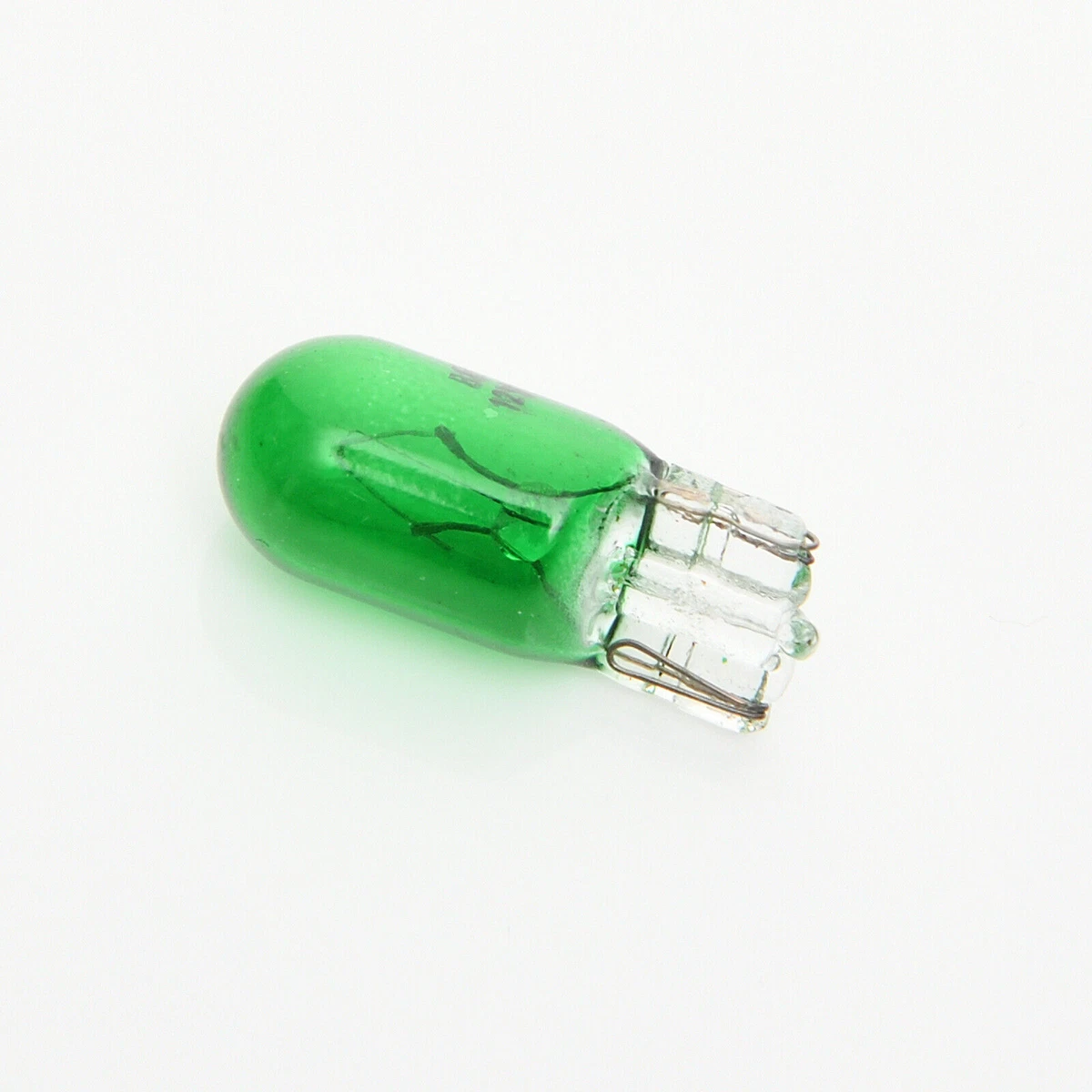 10 x 12V 5W 415mA 0,4A / T10 / Lámpara / Lámpara Base de vidrio Wedge VERDE / VERDE