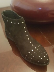 qupid black studded booties
