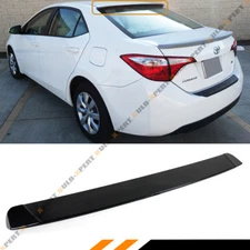 FOR 2014-2019 TOYOTA COROLLA JDM GLOSSY BLK REAR WINDOW ROOF SPOILER VISOR WING