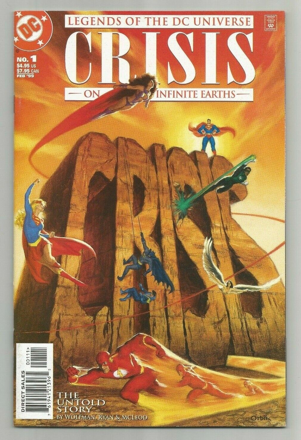 LEGENDS OF THE DC UNIVERSE: CRISIS ON INFINITE EARTHS #1 ~ VF 1999 COMIC 1ST APP