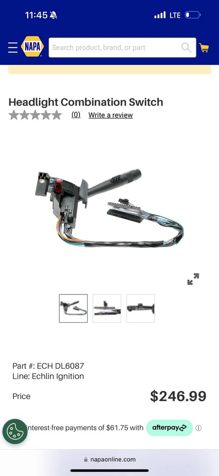 Headlight Combination Switch - Image 2 of 4