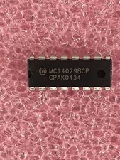 MC14029BCP IC BINARY DECADE UP/DOWN COUNTER PLASTIC DIP 16-PIN ONSEMI (LOT OF 6)