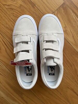 Vans Old Skool V Vault LX Eco Suede Men s Sneakers True White Size 10