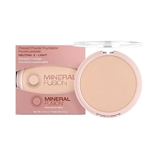 Mineral Fusion Pressed Powder Foundation 032 Ounce Natural Glow Makeup