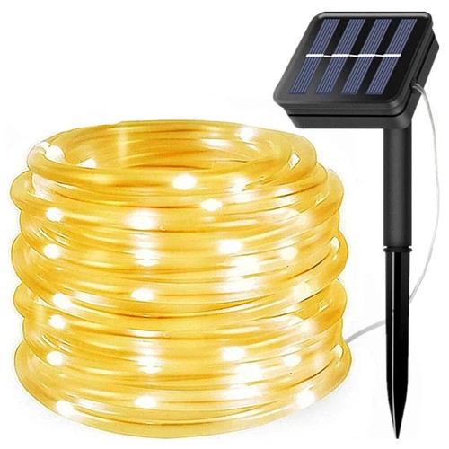 7.5-32m Solar Lichtschlauch Außen LED Streifen Lichterschlauch Lichterkette IP65 - Bild 47 von 81