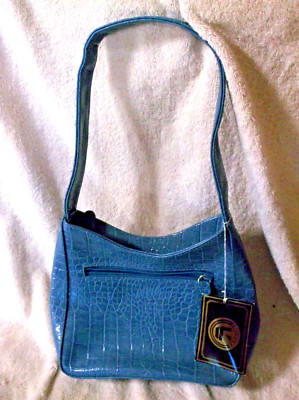 Small Vinyl Blue Pocketbook by L'egent