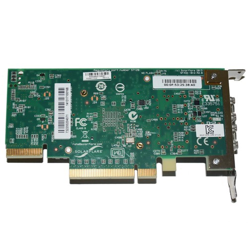 Solarflare E69818 Adattatore Ethernet 10GB Doppio SFP+ PCIe Basso Profilo SF432-1012 - Foto 5 di 6