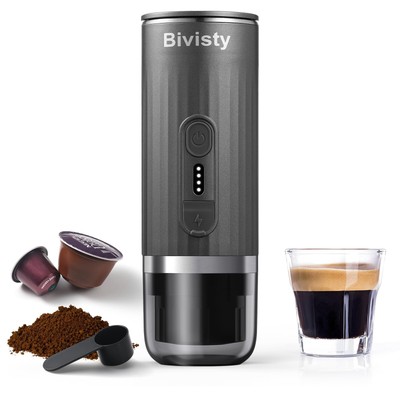 Portable Espresso Maker, Wireless Self-heating, Travel Coffee Maker, 80ml Wat...