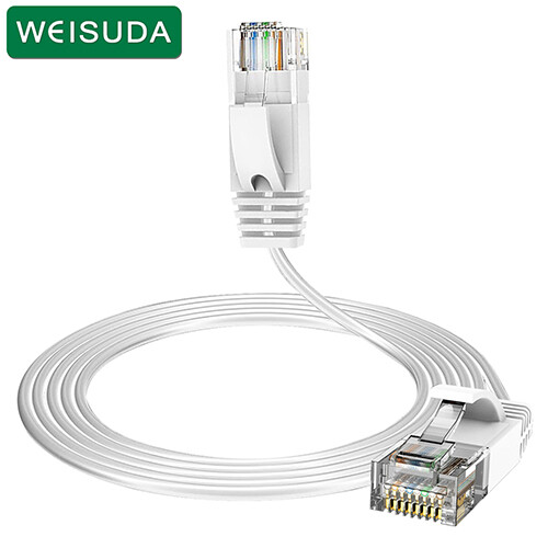 Cat6A Ethernet Cable 10Gbps UTP RJ45 Slim Patch Cord Cable Ethernet Cat 6a-image