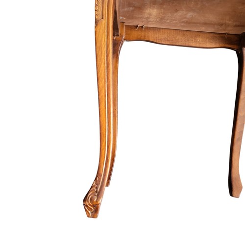 Vintage Italian Style Mahogany Small Side Table Height 47cm - Picture 11 of 13