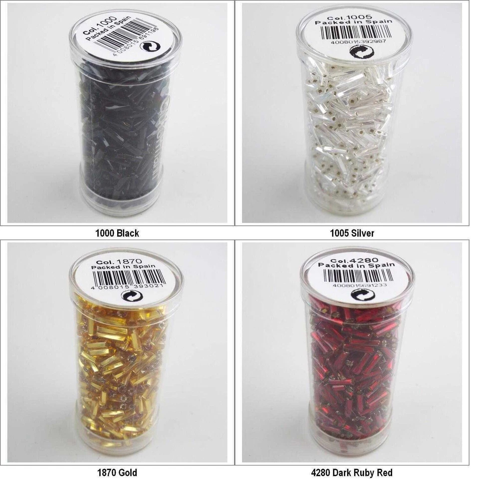 7mm Twisted Glass Bugle Beads Sparkle BUY 1 Or 2 24g Tubes 12 Color 773840 105D - Image 3 of 4