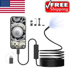 Camara Endoscopio Con Luz LED Para Android Celular De Inspeccion Del Boroscopio.