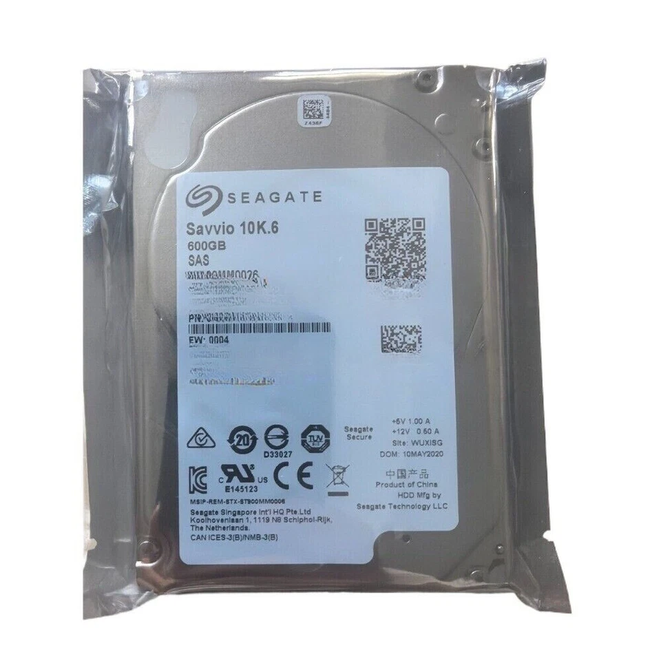 ST600MM0026 Seagate SAVVIO 600GB 10K.6 10000RPM 6Gbps 2.5" SAS HDD Hard Drive - Image 2 of 4