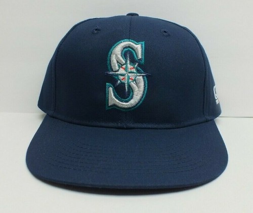 SEATTLE MARINERS MLB BASEBALL KAPPE "S" LOGO BLAU MÜTZE VON OC SPORTS NEU MIT ETIKETT - Bild 6 von 7